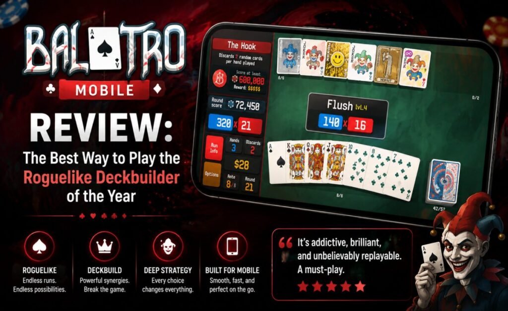 Balatro Mobile Review: The Best Way to Play the Roguelike Deckbuilder of the Year