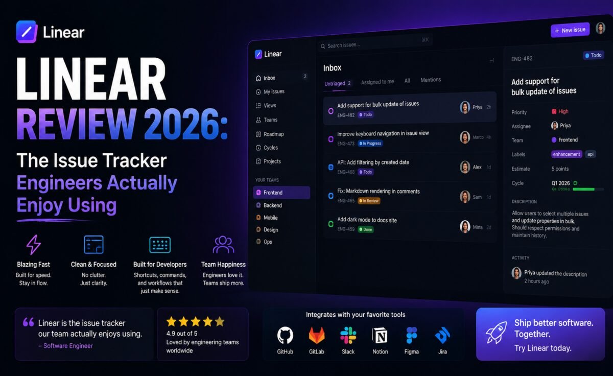 Linear Review 2026: The Issue Tracker Engineers Actually Enjoy Using